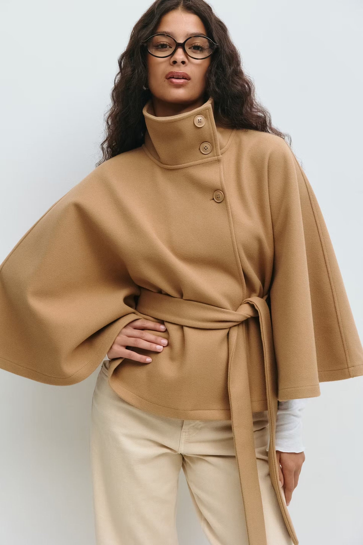 Gürtelcape Jacke