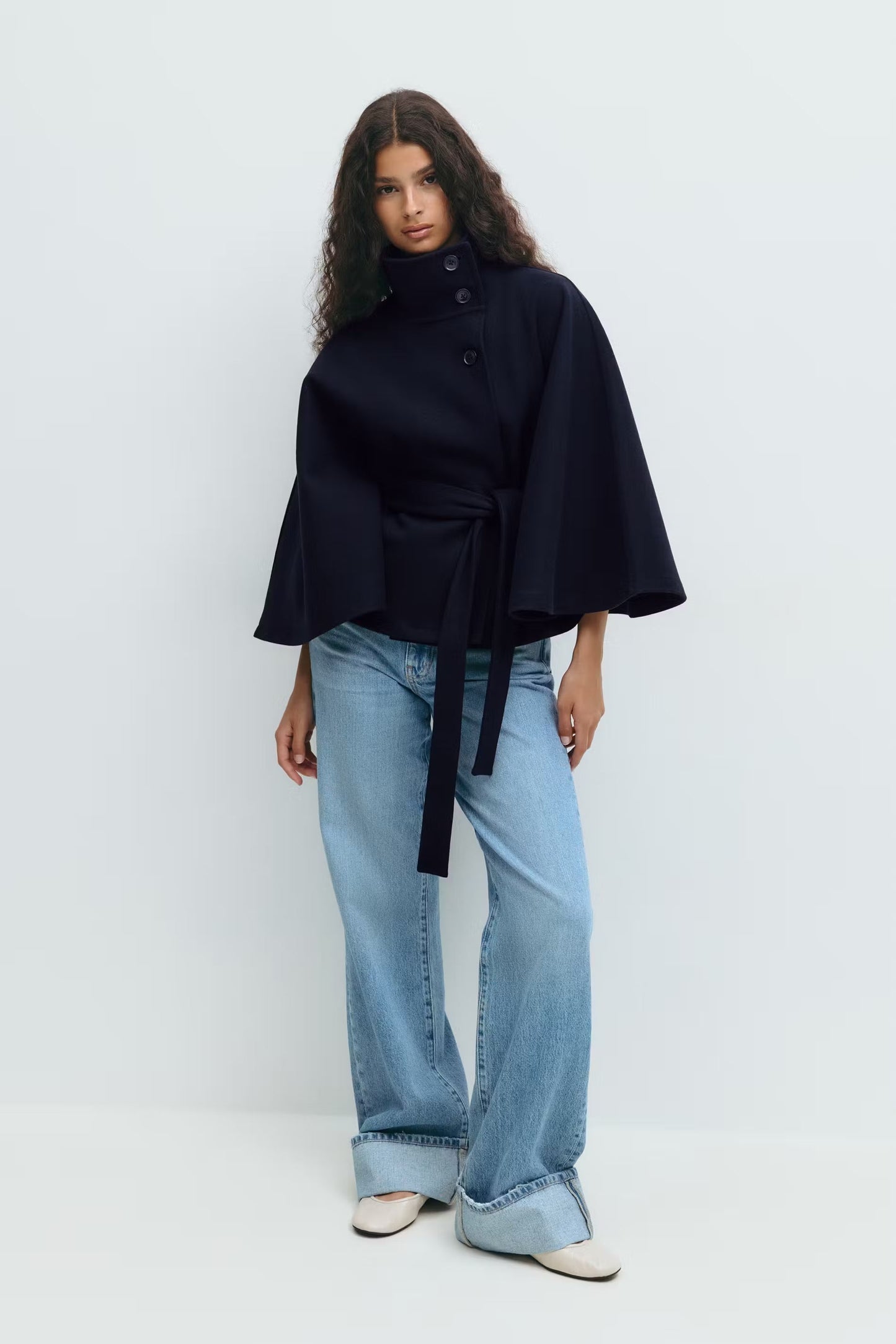 Gürtelcape Jacke