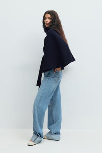 Gürtelcape Jacke