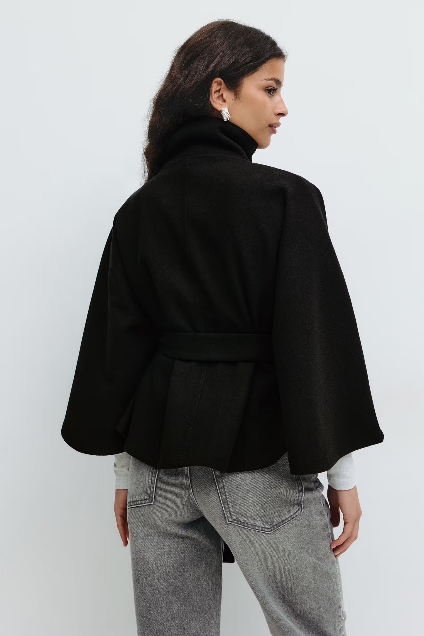 Gürtelcape Jacke