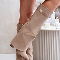 Wildleder High Boots