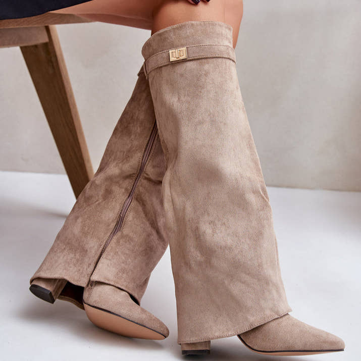 Wildleder High Boots