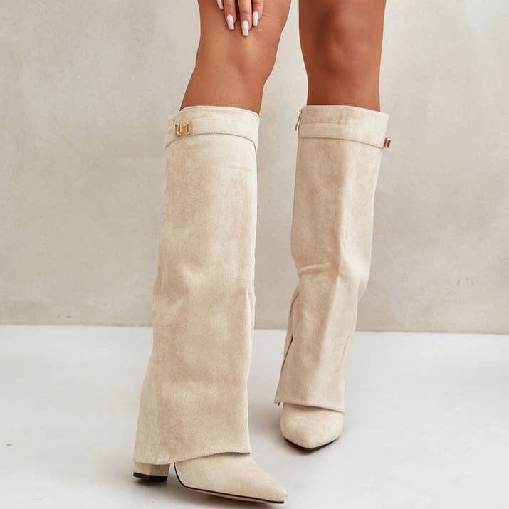 Wildleder High Boots